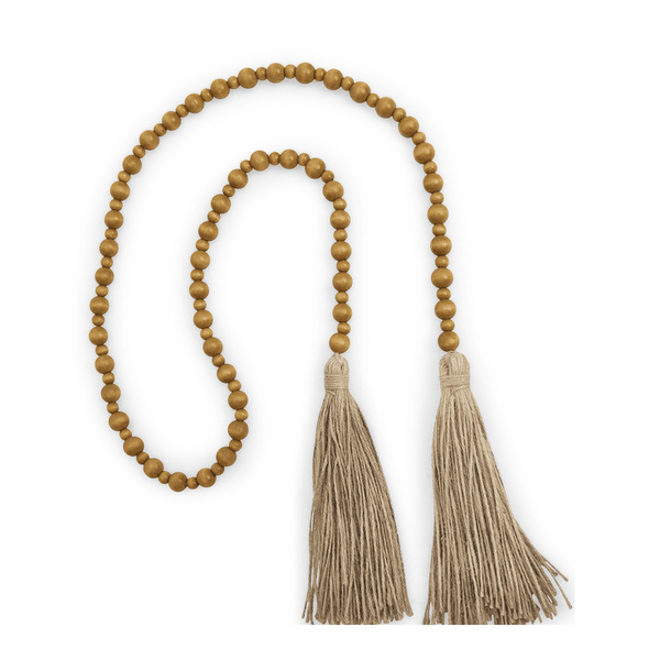 Colar De Mesa Decorativo Em Madeira Caramelo 1,50m Mart