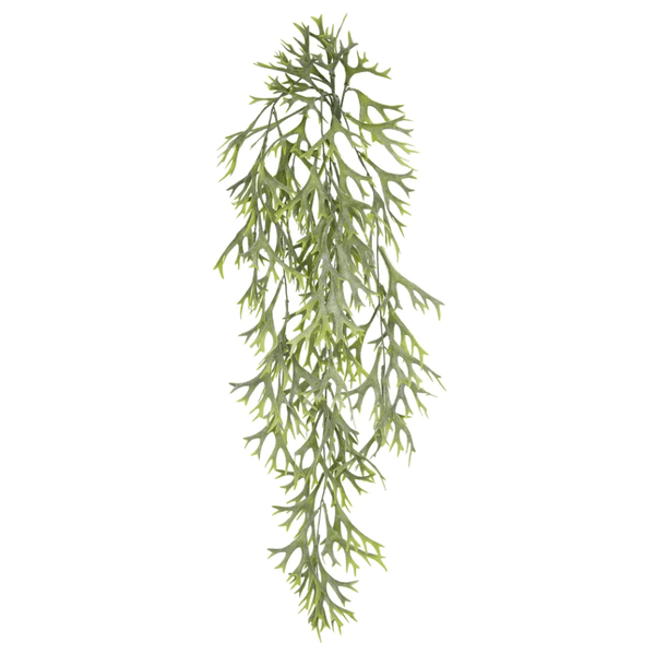 Planta Artificial Folhagem Chifre Veado Pendurar X77 Verde