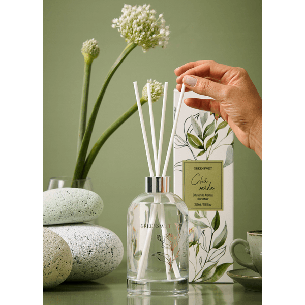 Difusor De Ambiente Varetas Cha Verde 350ml Greenswet