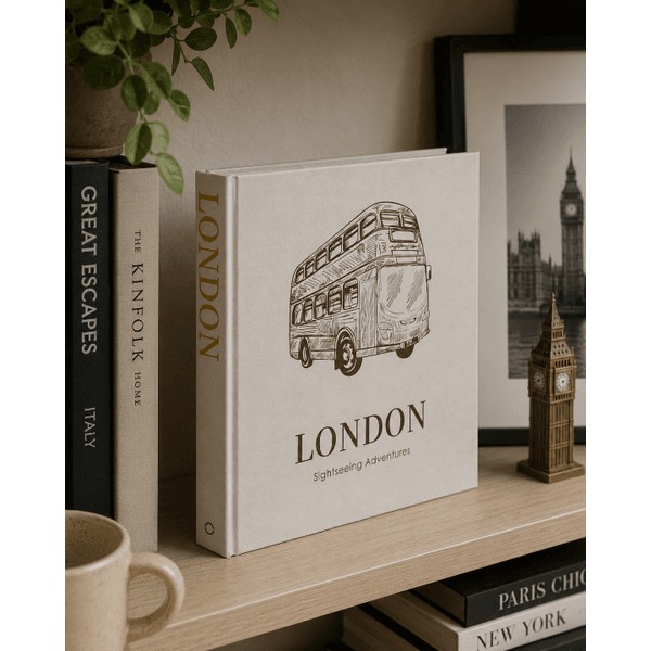 Livro Caixa London Adventures Luxo Decoração