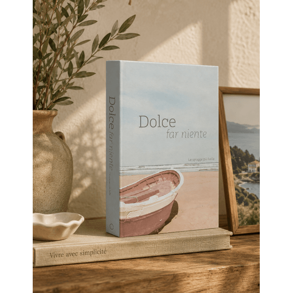 Livro Caixa Dolce Far Niente Italia Luxo Decoração