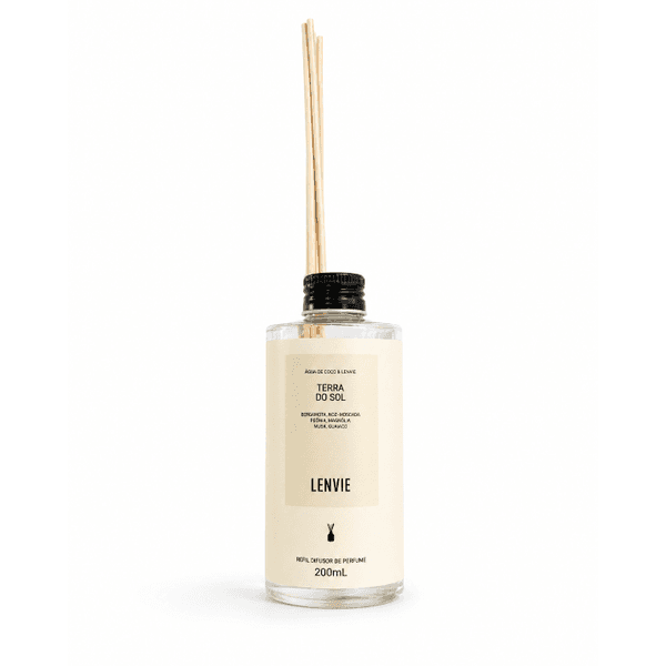 Refil Difusor Terra Do Sol Água De Coco Lenvie 200ml
