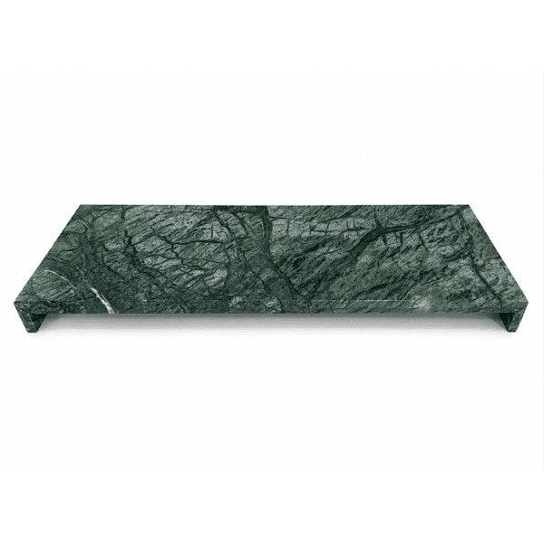 Bandeja Decorativa Lavabo Banheiro Servir 40cm Mármore Verde