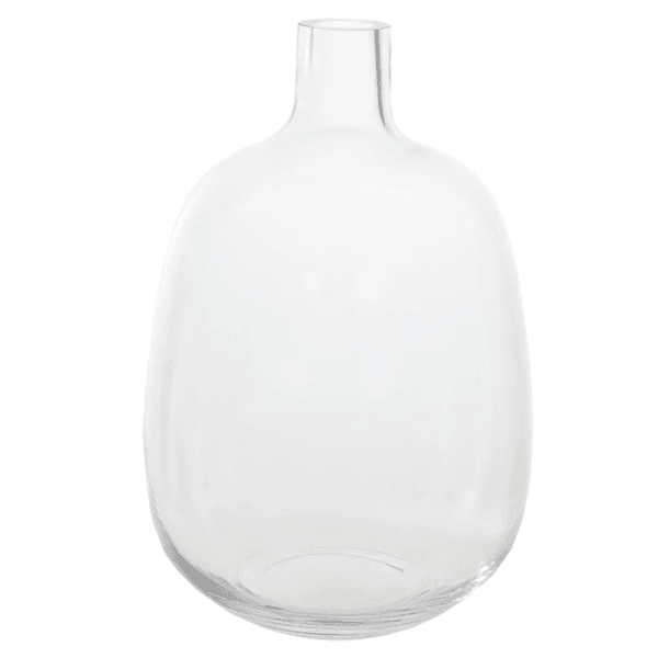 Vaso Vidro Decorativo Transparente 39cm