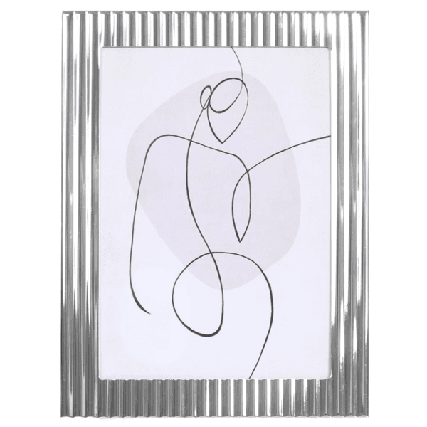 Porta Retrato Mdf Jolie 13x18cm Prata