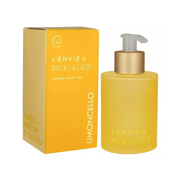 Sabonete Líquido Essência Limoncello Bacio Di Latte 130ml Lenvie