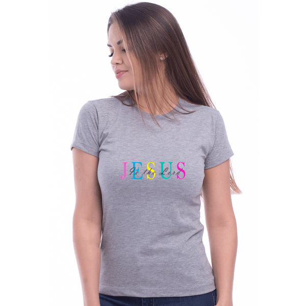 Camiseta T Shirt Algodão Feminina Is The Lord Blusinha Baby Look