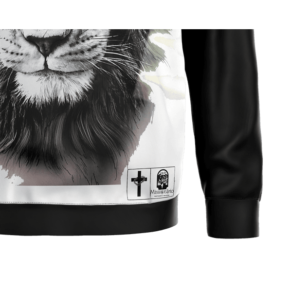 Conjunto Moletom Adulto e Infantil Flanelado Le o De Jud Realista Com Capuz