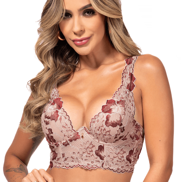 Conjunto Brallete, calcinha fio.
