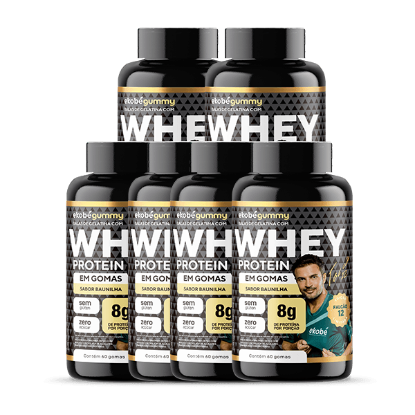 Kit com 6 (seis) - Whey Protein - Edição Limitada Falcão