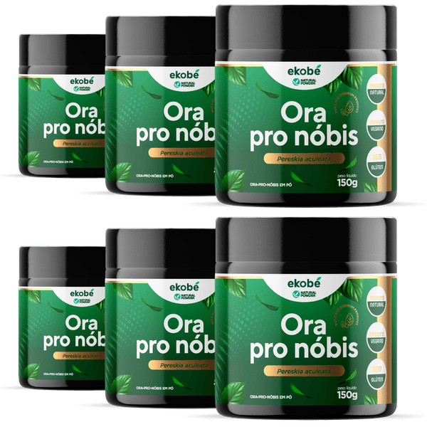 Kit 6 Ora Pro Nóbis - Proteína Natural - Natural Powder