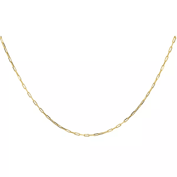 Colar Cartier P 2mm 45cm Banhado a Ouro 18k