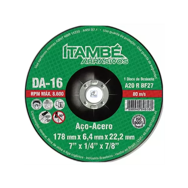 Disco de Desbaste - 7"