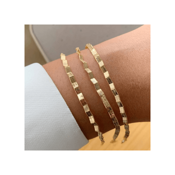 Pulseira De Fita Trabalhada (unidade)