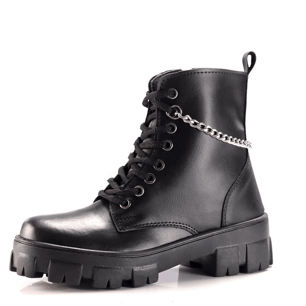 BOTA FEMININA COTURNO TRATORADO CORRENTES - CORREN... - IDEN SHOES