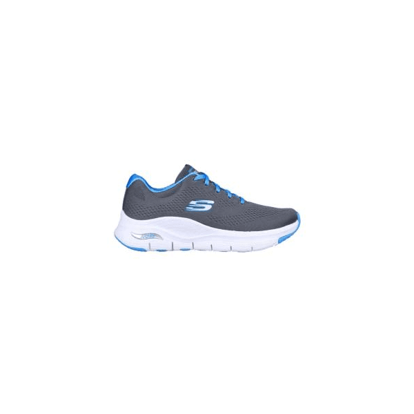 Tênis skechers Arch Fit Carvâo/Azul