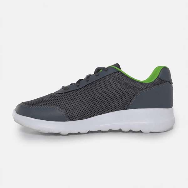 Tênis Skechers Go Walk Max Masculino - Cinza / Verde-Limão