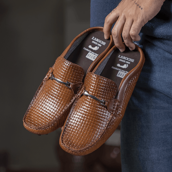 Drive em Couro Aruba Masculino Tressê Mogno Calçados Laroche