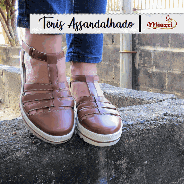 Tenis assandalhado jeans clearance