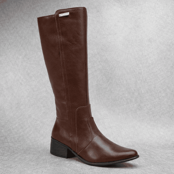 Bota Feminina Montaria Couro Legitimo