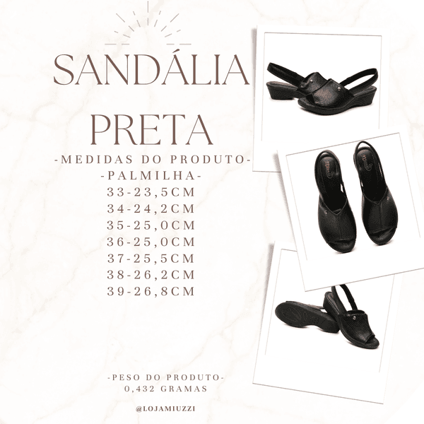 Sandália Ortopédica Lucimara
