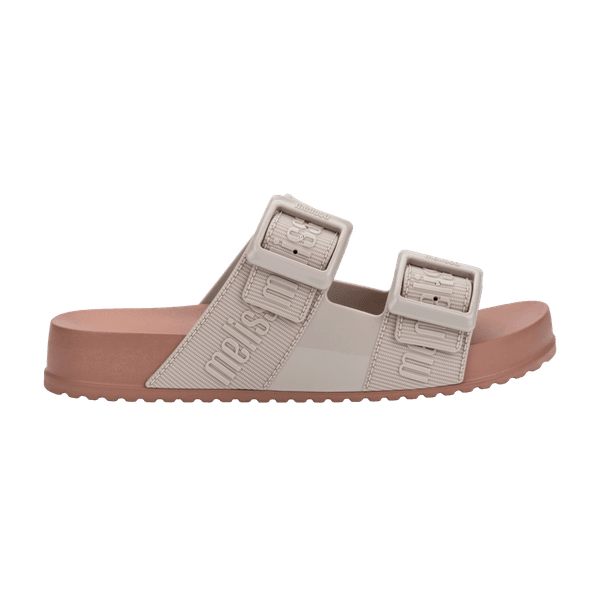 Melissa Chinelo Cozy Slide M Lover - Marrom/Bege