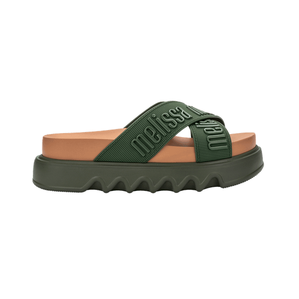 Melissa Chinelo Cross M Lover Platform - Verde