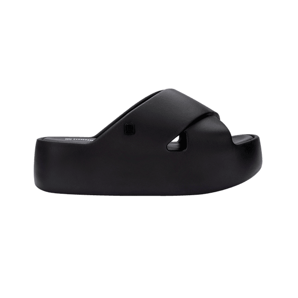 Melissa Chinelo Plataforma Free Cross - Preto