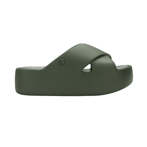 Melissa Chinelo Plataforma Free Cross - Verde