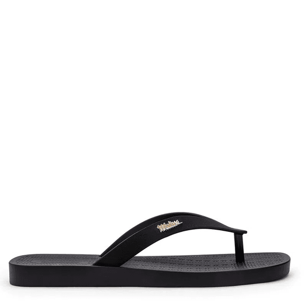 Chinelo Melissa Sun Long Beach - Preto