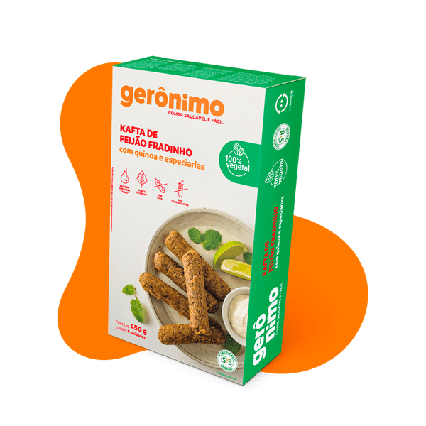 Kafta de feijão fradinho com quinoa (8 unidades) Gerônimo Vencimento 08/05/2024