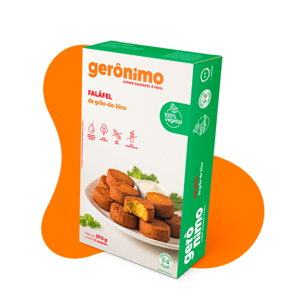 Falafel de grão-de-bico (12 unidades) Gerônimo