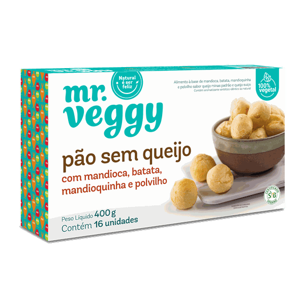Pão sem Queijo (400g) - 16 Unidades