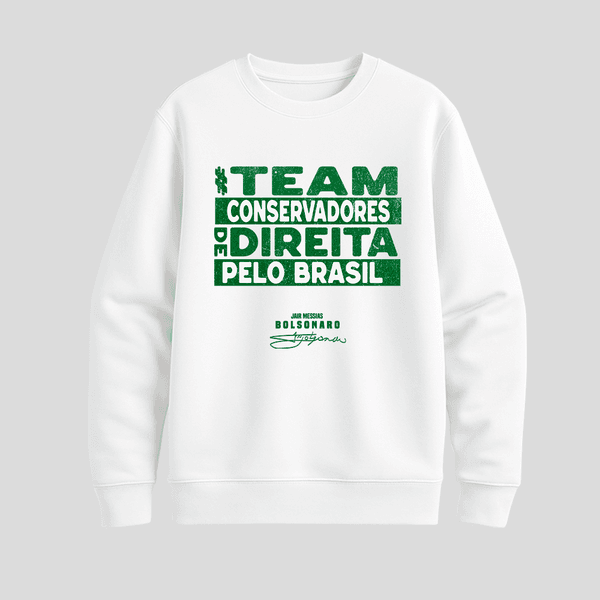 Moletom Parabello Team Conservadores Branco
