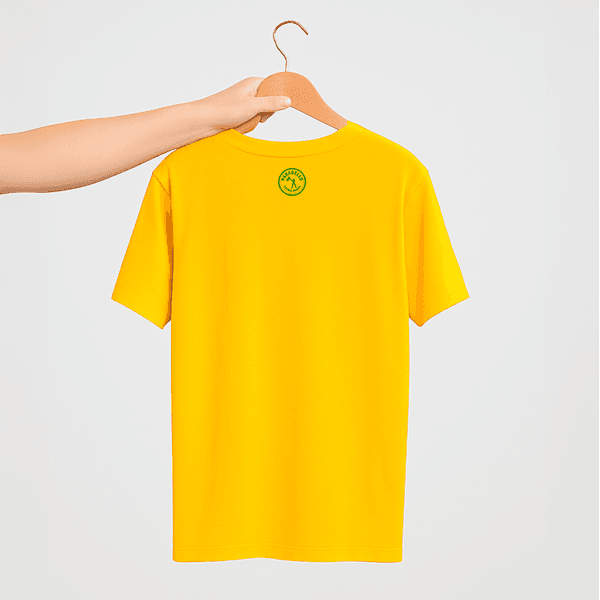 Camiseta Parabello Melhor Jair Acostumando Amarela