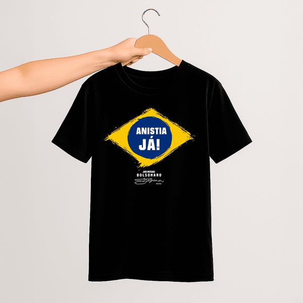Camiseta Parabello Anistia Já Preta