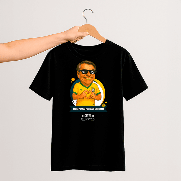 Camiseta Parabello Mito Deus Pátria Familia Liberdade Preta