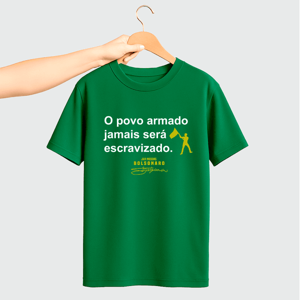 Camiseta Parabello o Povo Armado Verde