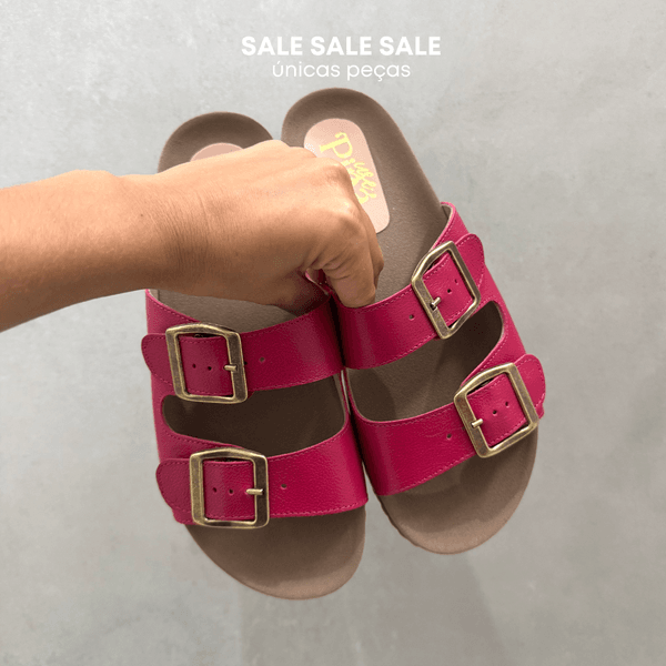 Sandália Papete Pink