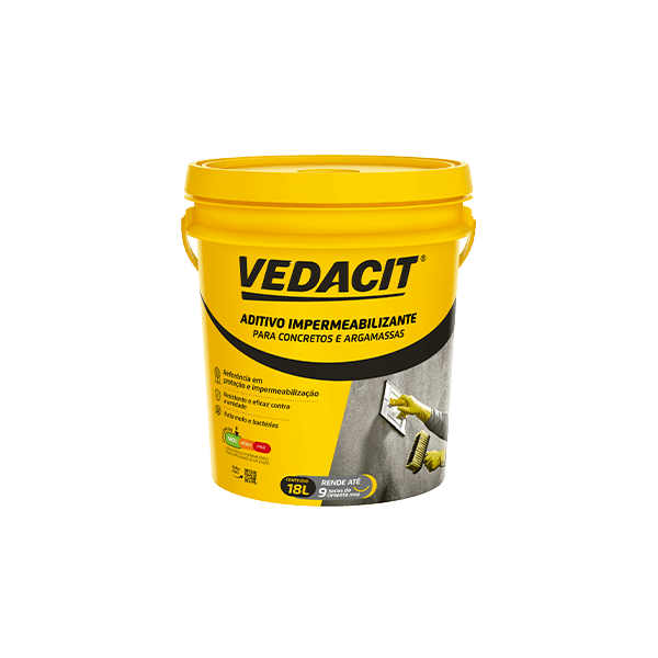 Impermeabilizante Vedacit - 18L (Para Concretos e Argamassas)