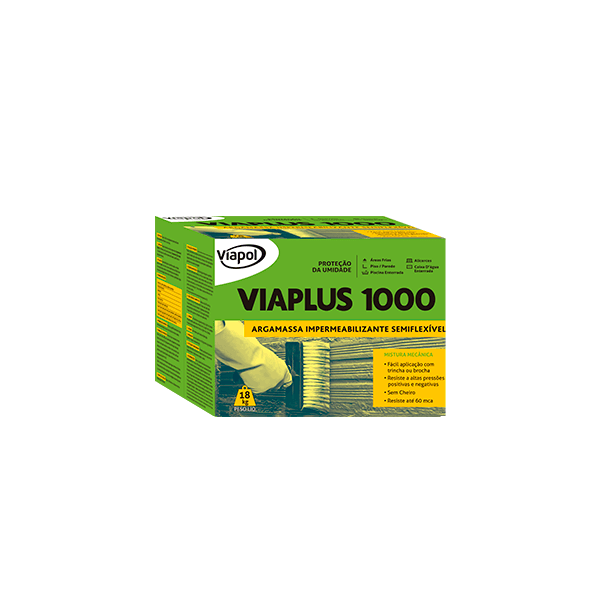 Impermeabilizante Viapol Viaplus 1000 - 18Kg (Semiflexível)