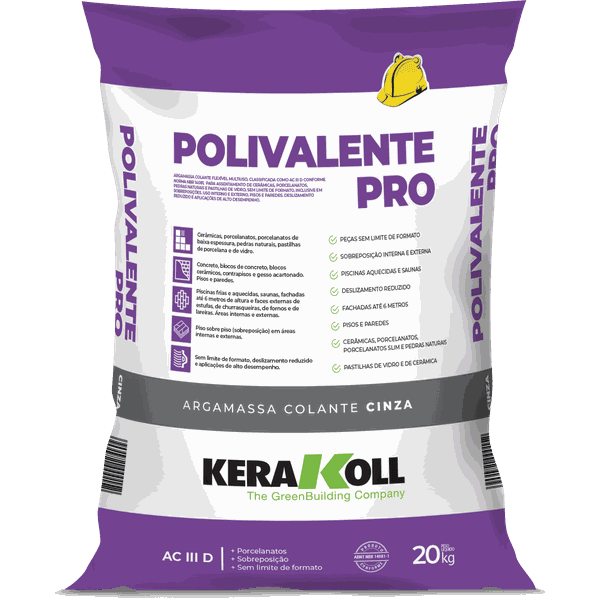 Argamassa Kerakoll Polivalente Pro 20Kg - Cinza