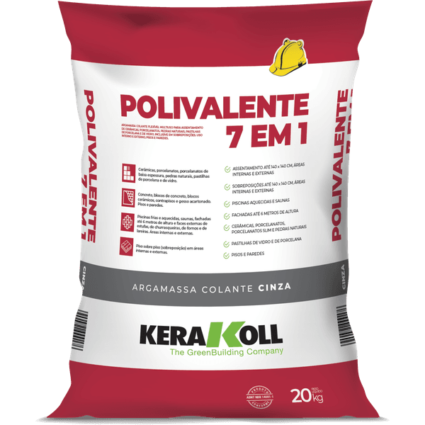 Argamassa Kerakoll Polivalente 7 em 1 20Kg - Cinza
