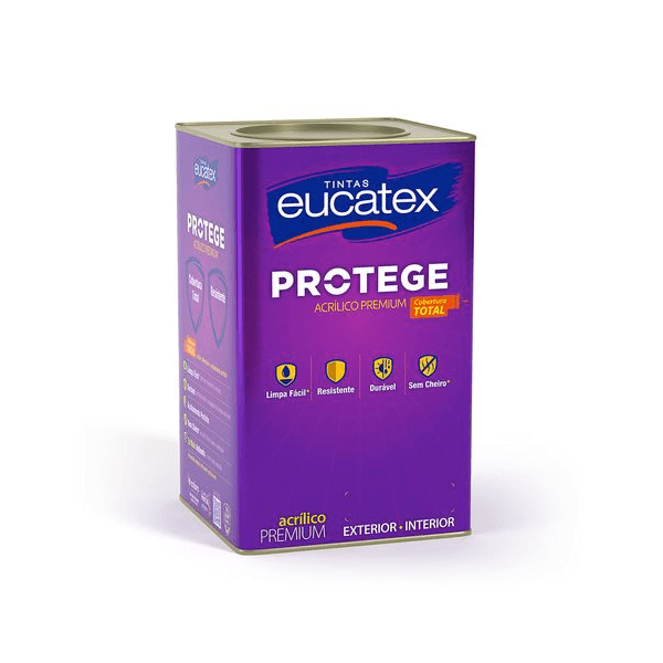 Tinta Eucatex Protege Acrílico Premium - 18L (Branco)