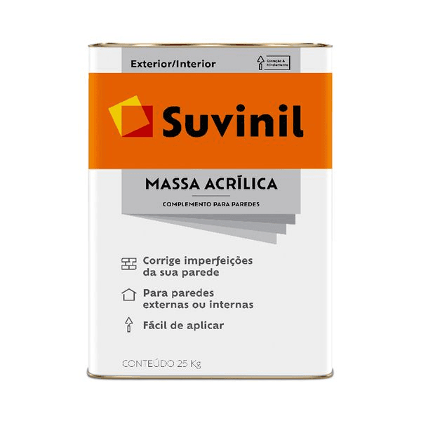 Massa Acrílica Suvinil - 25Kg
