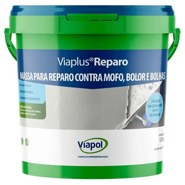 Impermeabiliaznte Viapol Viaplus Reparo Contra Mofo, Bolor e Bolhas - 4Kg