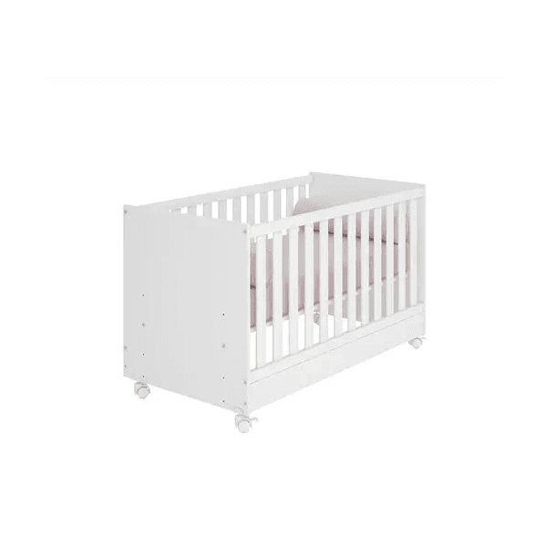 BERÇO MINI CAMA DOCE SONHO 1344 BCO/BCO QMOVI