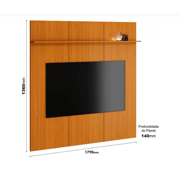 PAINEL AVANT 1,35 PARA TV ATÉ 55 POLEGADAS CEDRO EDN MOVEIS