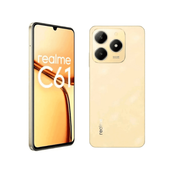 CPU realme C61 6gb+256gb gold Celular Realme C61 RMX3930 NFC 6GB