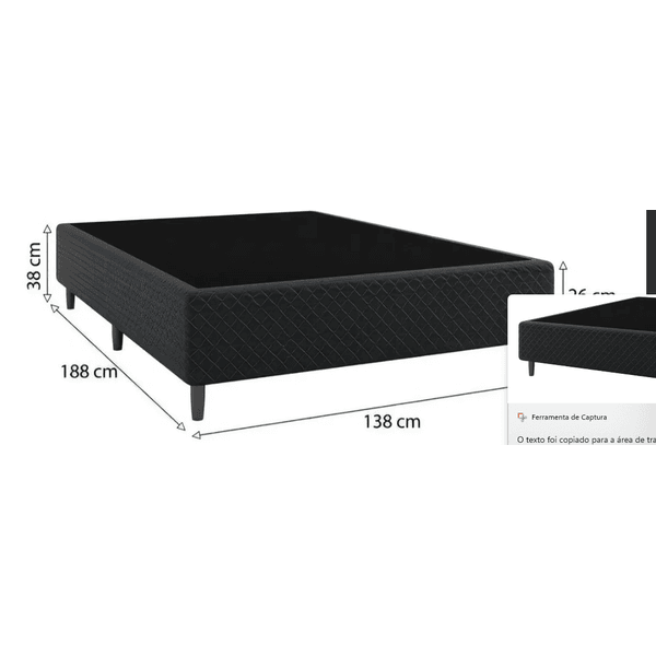 BASE BOX MADRI 1,88X1,38 UMAFLEX